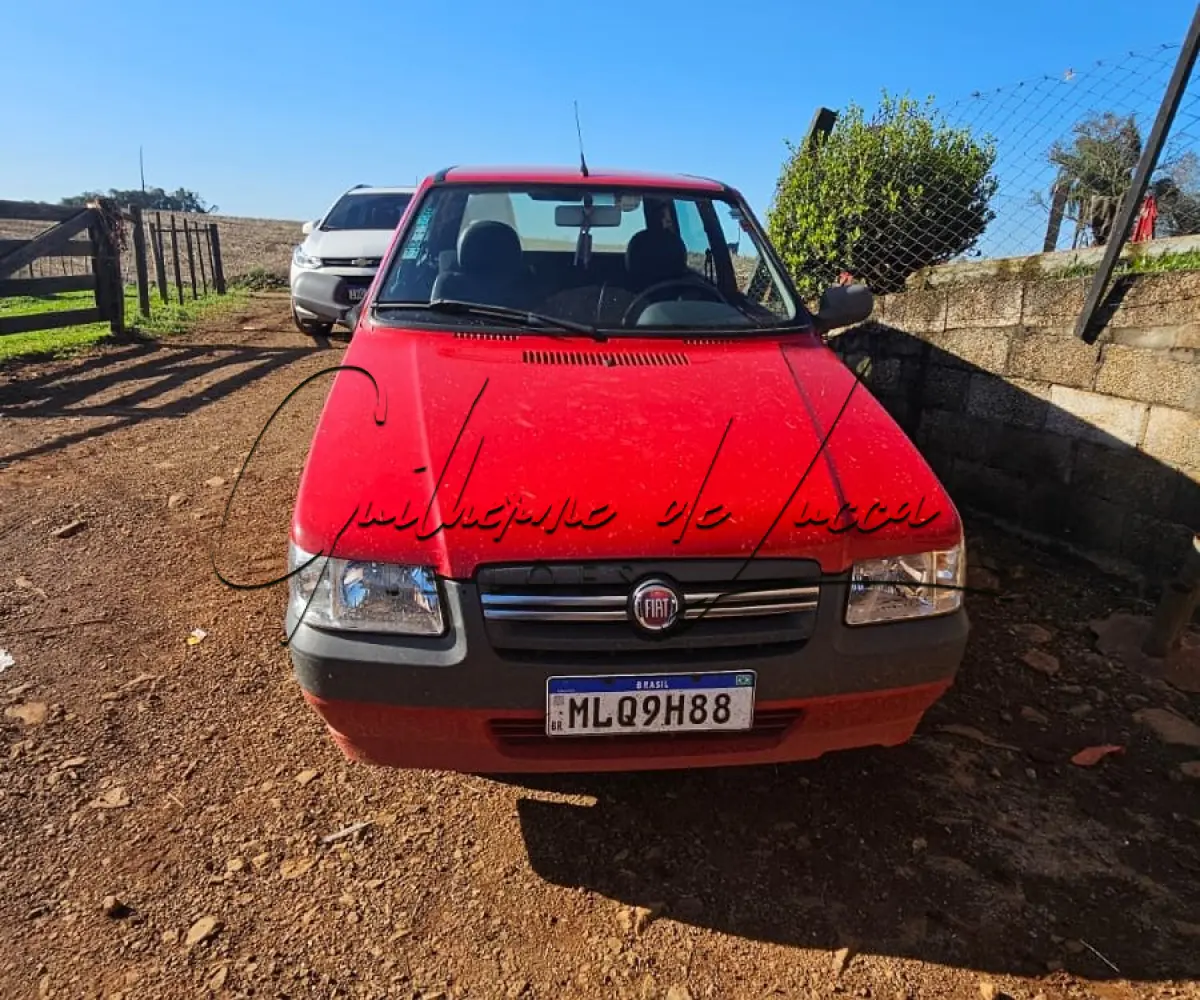 LOTE 000 - 1 (Um) veículo FIAT UNO MILLE Economy, ano/mod 2013/2013, RENAVAM N.º 5938059950, de placas MLQ9H88.