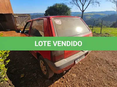 LOTE 000 - 1 (Um) veículo FIAT UNO MILLE Economy, ano/mod 2013/2013, RENAVAM N.º 5938059950, de placas MLQ9H88.